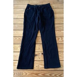 Belle By Kim Gravel Straight Leg Pants Petite Size 6P Women’s Black